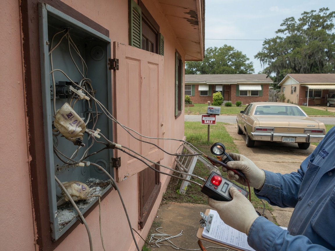Identifying Aluminum Wiring Issues in 1970s Spanish Fort Neighborhoods