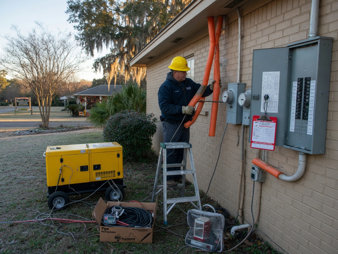Preparing Electrical Systems for Rare Winter Freezes in Spanish Fort
