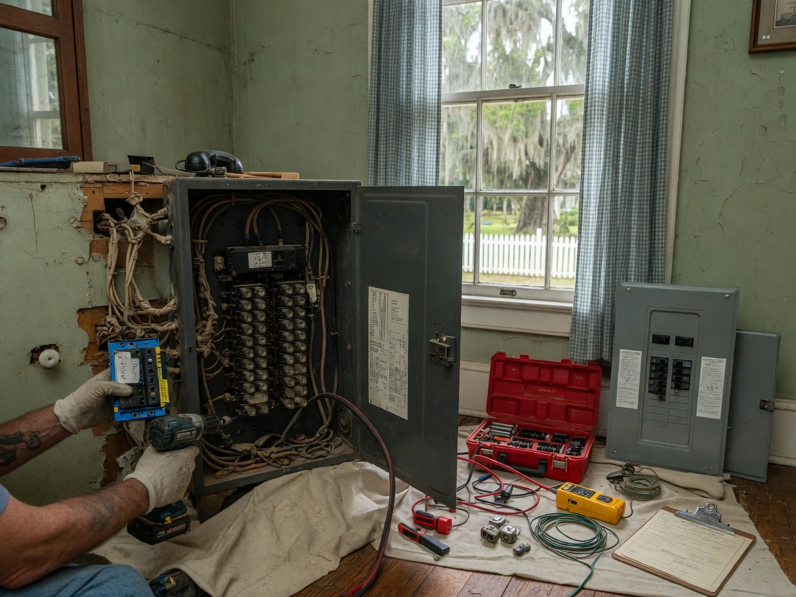 Upgrading Older Fuse Boxes in Eastern Shore Historic Homes